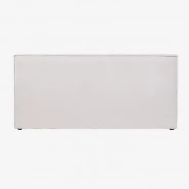 Cabeceira Em Tecido Chenille Lunari Chenille Branco Quebrado & 200 - Sklum