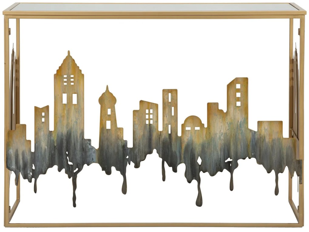 MESA CONSOLA CITY 110X38,5X81 CM MULTICOLOR