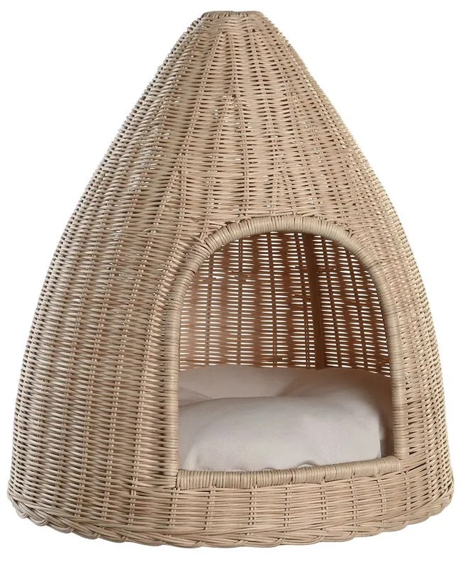 Cama para cães DKD Home Decor 45 x 45 x 57 cm Natural Rotim