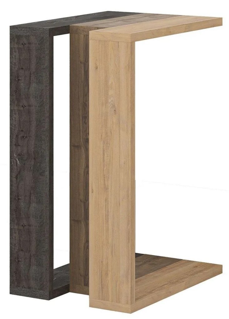 Mesa de Apoio Muju – Dark Coffee – 30x57x40 cm