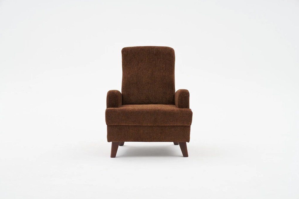 Cadeira de Orelhas Kana – Castanha – 76x91x87 cm