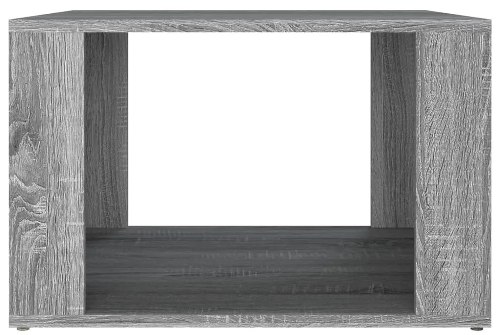 Mesa de cabeceira 57x55x36 cm derivados madeira cinzento sonoma