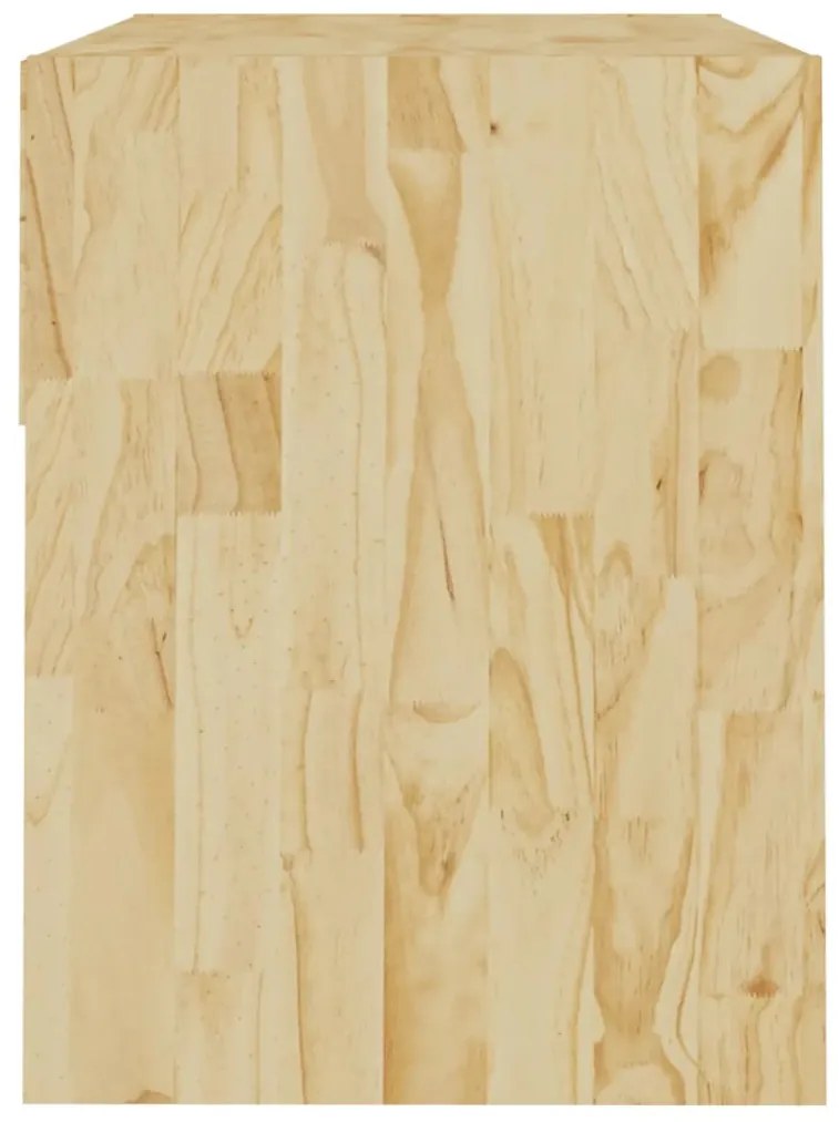 Mesas de cabeceira 2 pcs 40x31x40 cm madeira de pinho maciça
