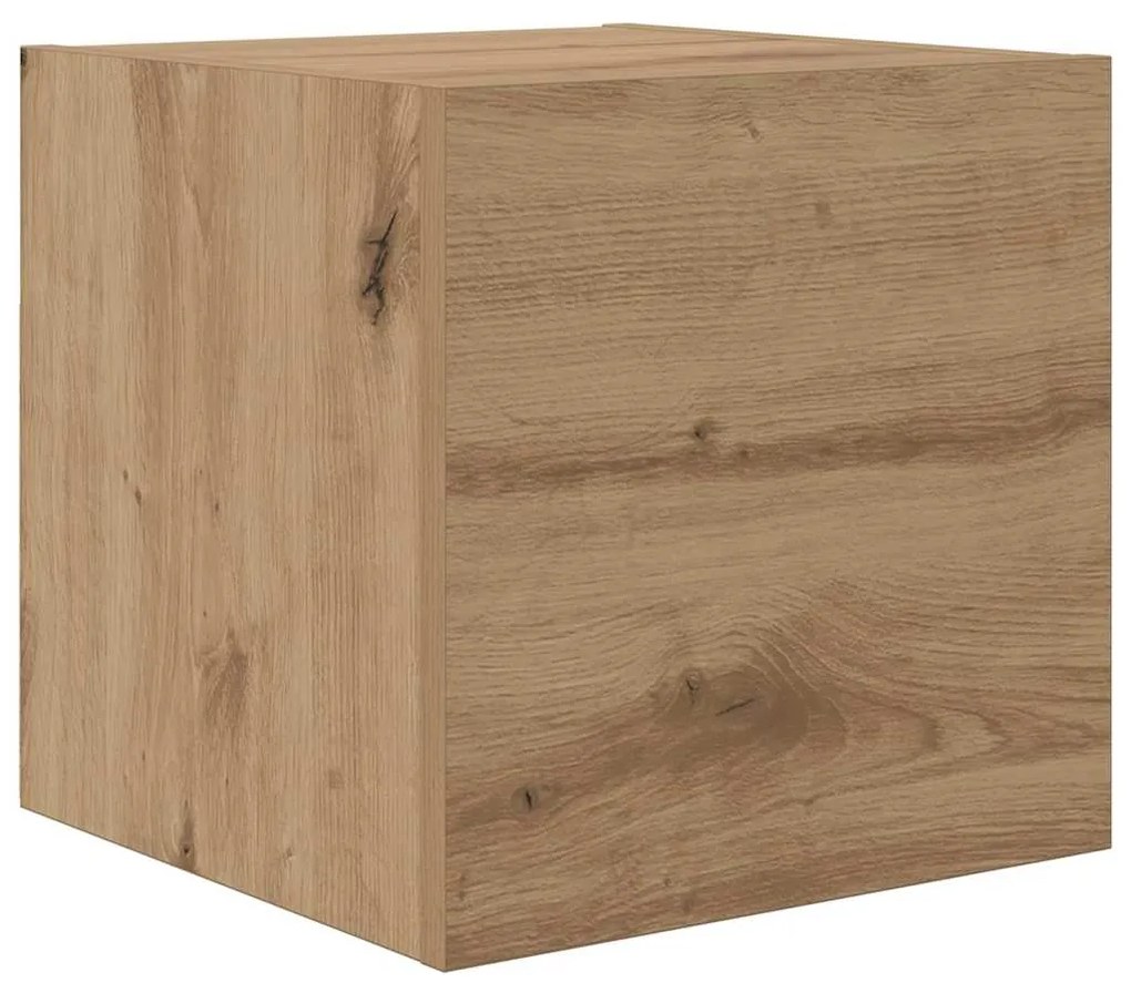 Conjunto de móvel de TV 10 pcs carvalho artisiano