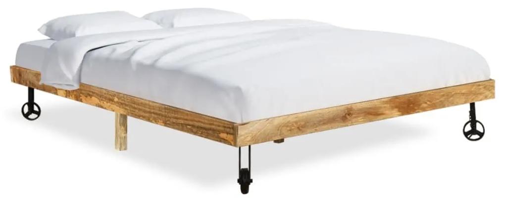 Estrutura de cama madeira de mangueira maciça 180x200 cm