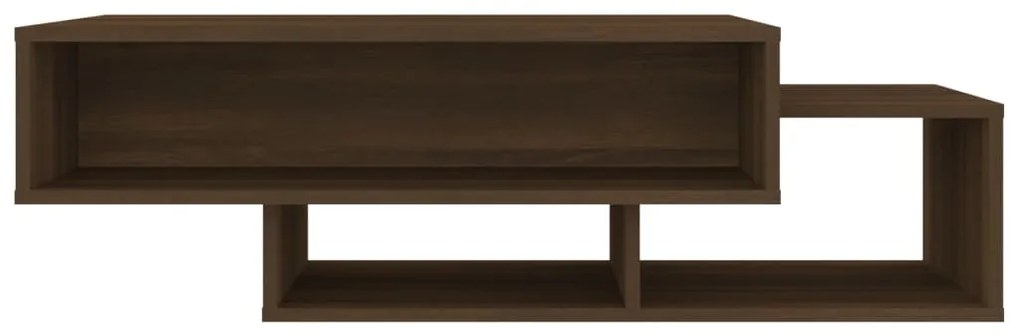 Mesa centro 105x55x32 cm derivados de madeira carvalho castanho