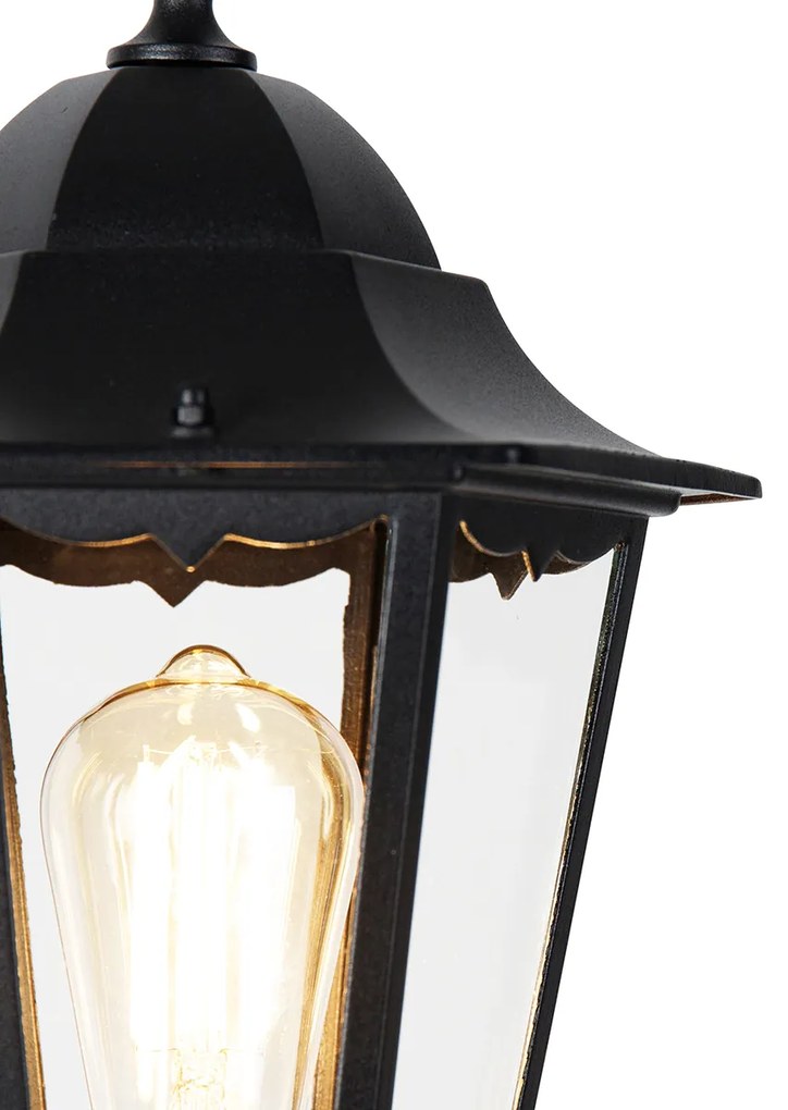 LED Candeeiro de pé inteligente para exterior preto 170cm incl. Wifi ST64 - New Orleans Country / Rústico