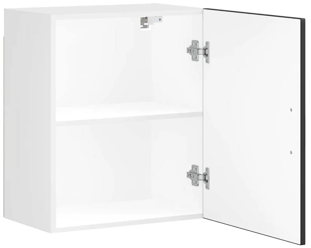 Armários parede cozinha 2 pcs Porto madeira engenheirada preto