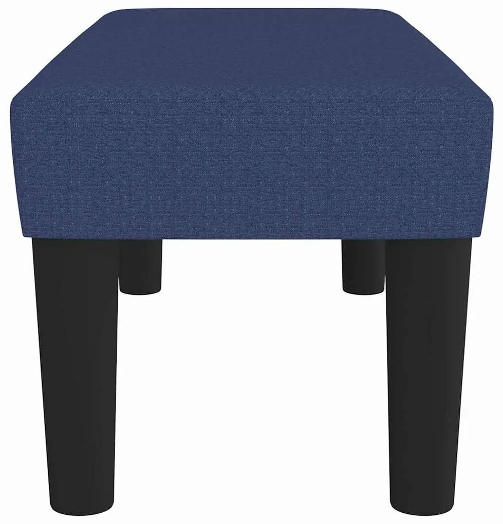 Banco 70x30x30 cm tecido azul