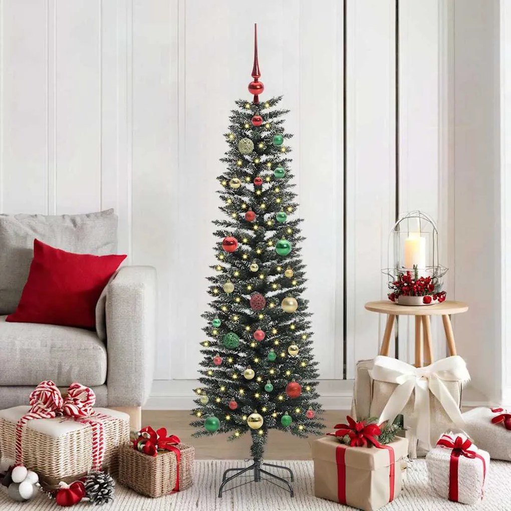 vidaXL Árvore de Natal Artificial Verde 150 cm PVC, Plástico e Aço