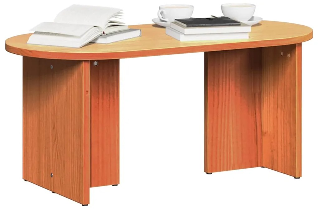 Mesa de centro Castanho-mel 80 x 39.5 x 35 cm
