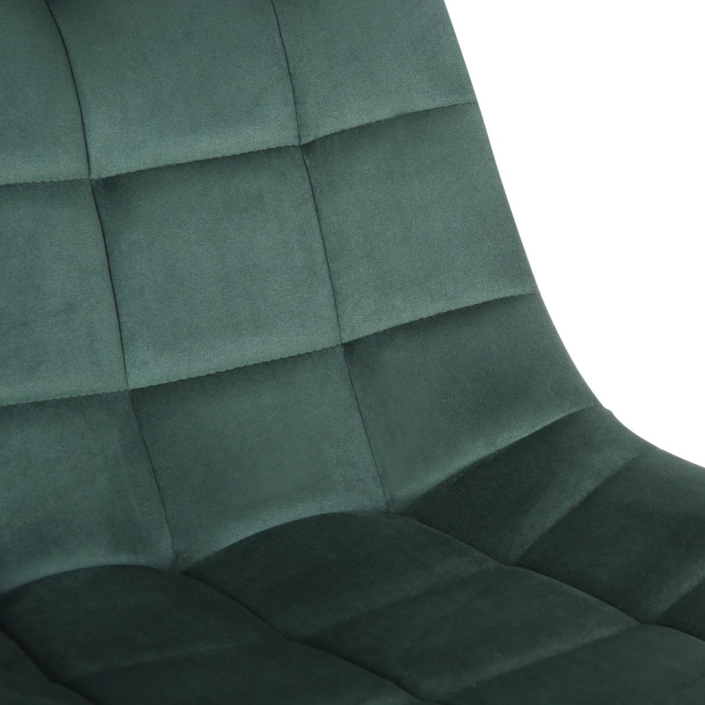 Cadeira de Escritório Medford Velvet Verde