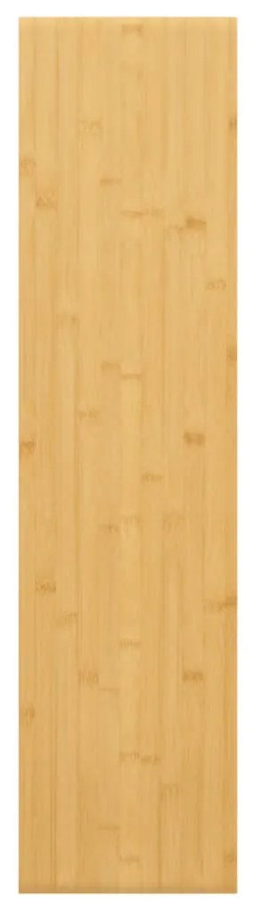 Prateleira de parede 80x20x1,5 cm bambu