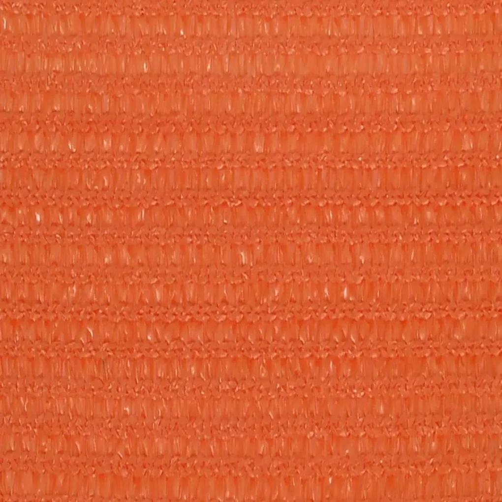 Para-sol estilo vela 160 g/m² 2x4,5 m PEAD laranja