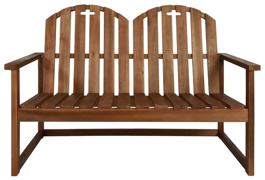 Banco de jardim 110 cm madeira acácia maciça