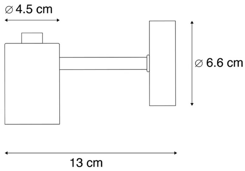 Candeeiro de parede Art Deco inteligente cobre incl. lâmpada WiFi G95 - Facil