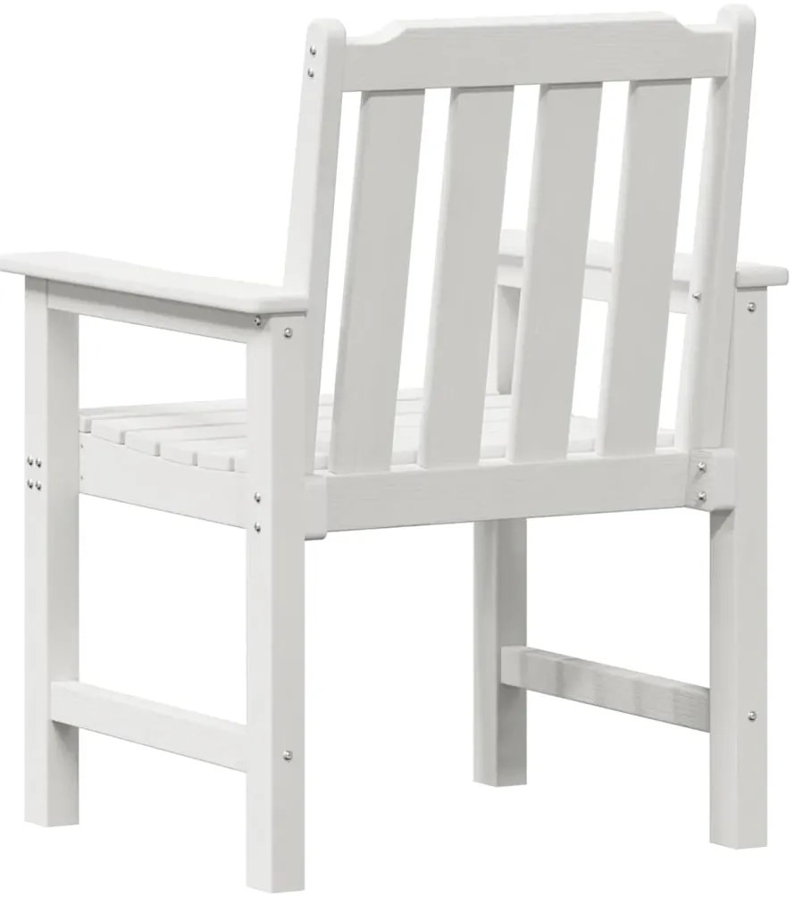 Cadeiras de Jantar vidaXL 4 pcs Brancas 65,5x55,5x88 cm HDPE