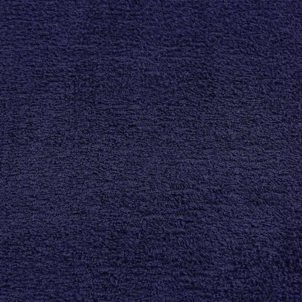 Toalhas 2 pcs 100x200 cm 360 gsm 100% algodão azul marinho