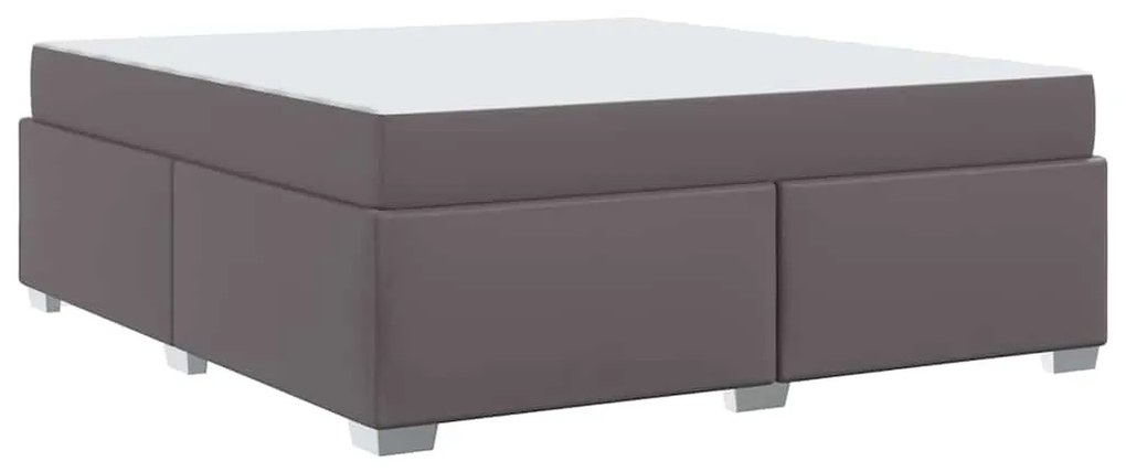 Estrutura da Cama Outros Cinzeto 180 x 200 cm Couro sintético