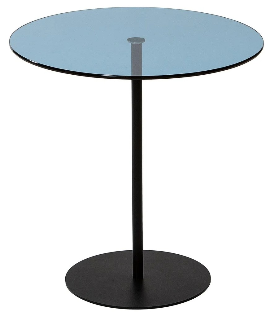 Mesa de Apoio Chill-Out – Preto e Azul – 50x50x50 cm