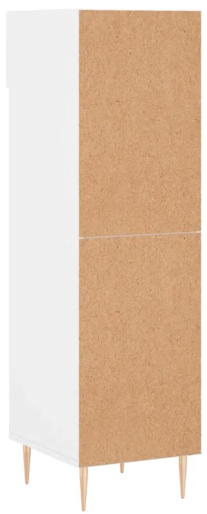 Sapateira 30x35x105 cm derivados de madeira branco brilhante