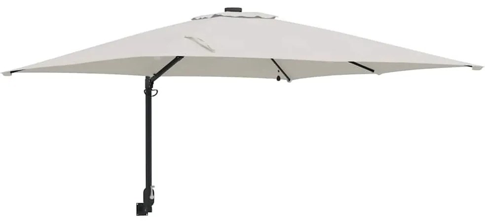 Guarda-sol de Jardim Areia 248.5 x 247.5 x 160 cm tecido