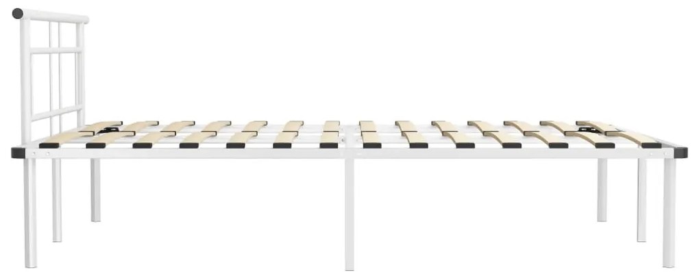 Estrutura de cama metal 160x200 cm branco