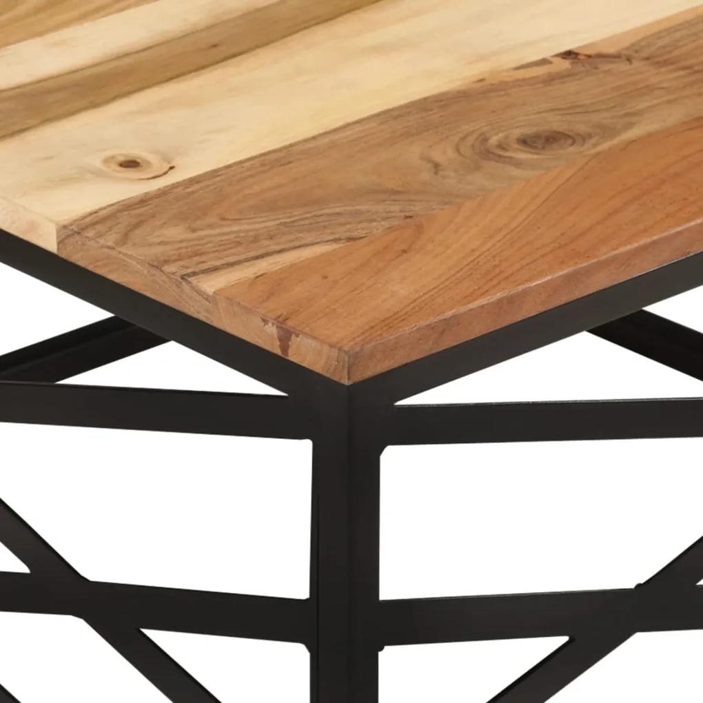 Mesa de centro 68x68x35 cm madeira de acácia maciça