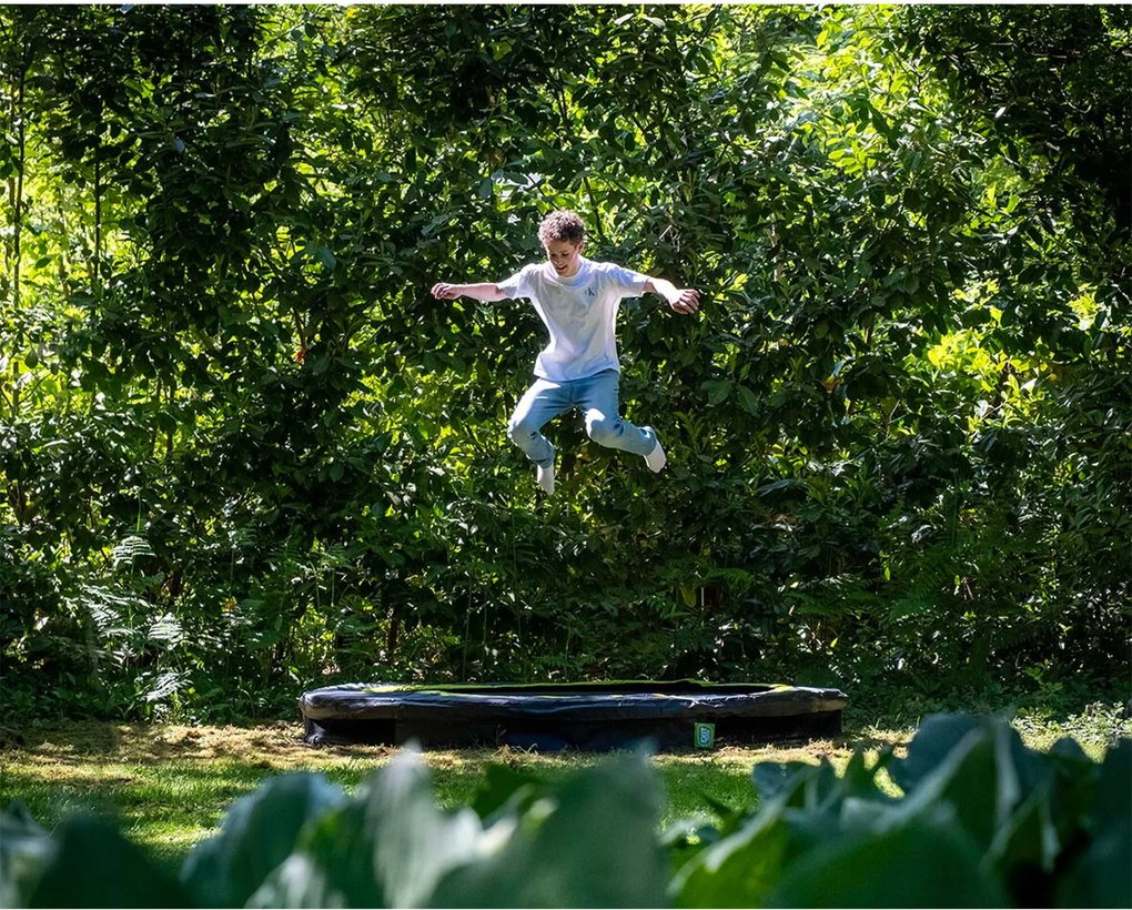 Trampolim desportivo redondo Silhouette ø305 cm - preto