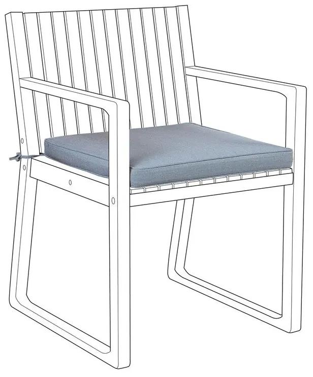 Almofada para cadeira de jardim azul SASSARI Beliani