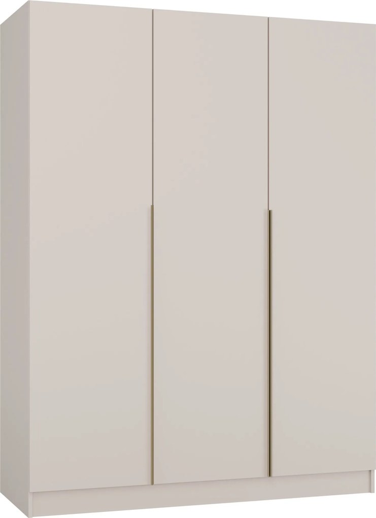 Roupeiro Mandeville 309, Caxemira, 200x150x57cm, 143.1 kg, Portas para roupeiro: Com dobradiças