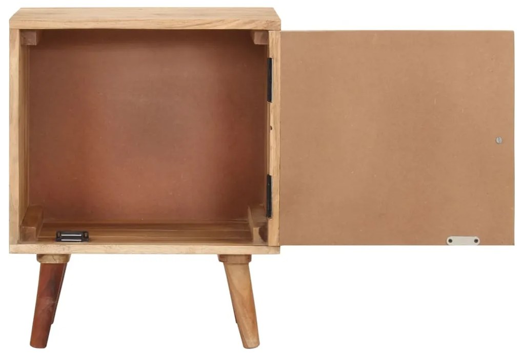 Mesa de cabeceira 40x30x50 cm madeira de acácia maciça