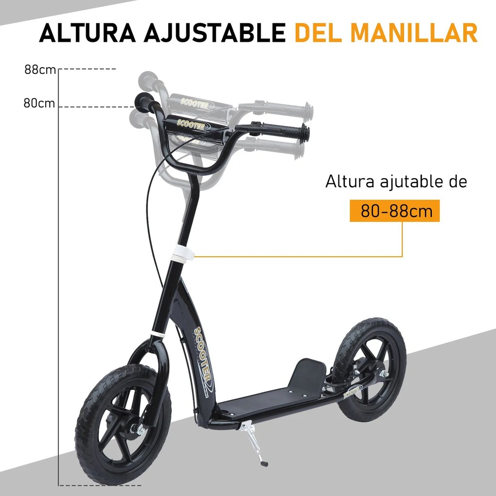 HOMCOM Trotinete para Crianças acima de 5 anos Scooter de 2 Rodas Gran