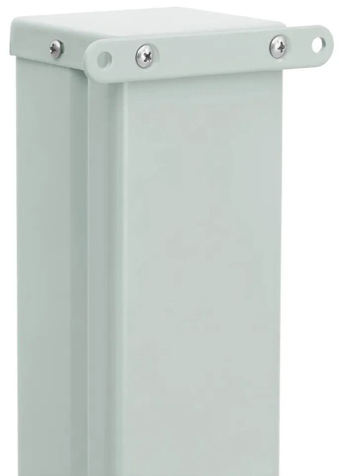Toldo lateral retrátil para pátio 120x500 cm cinzento