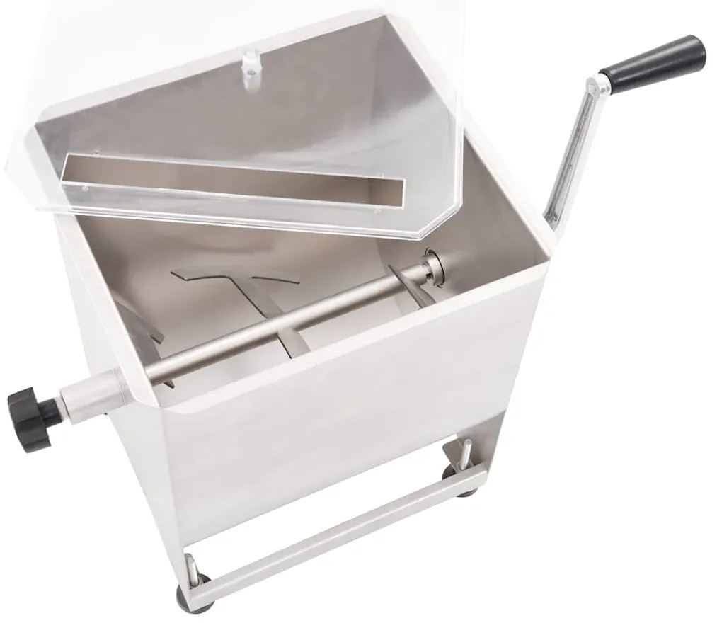 Misturador de carne prateado aço inoxidável