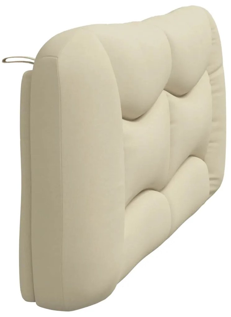 Almofadão de cabeceira 180 cm tecido creme