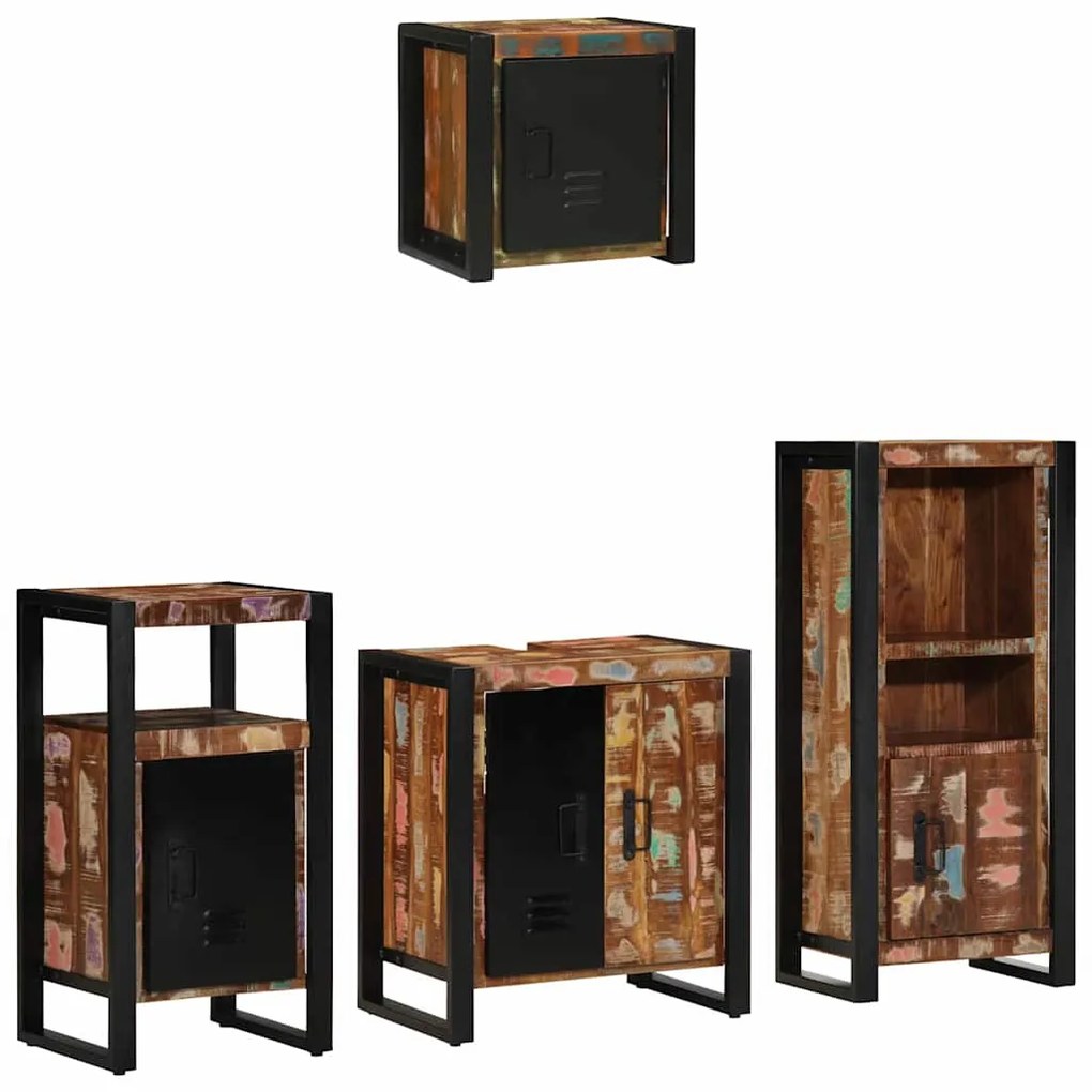 Conjunto de Móveis para Banheiro com prateleira com armazenamento com