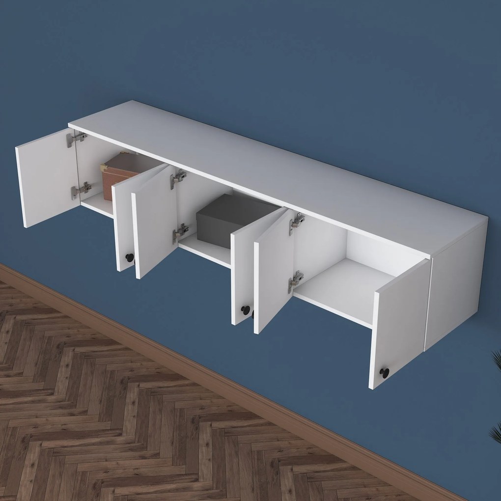 Armário Multiusos EA103 – Branco – 179,6x43,6x37,5 cm