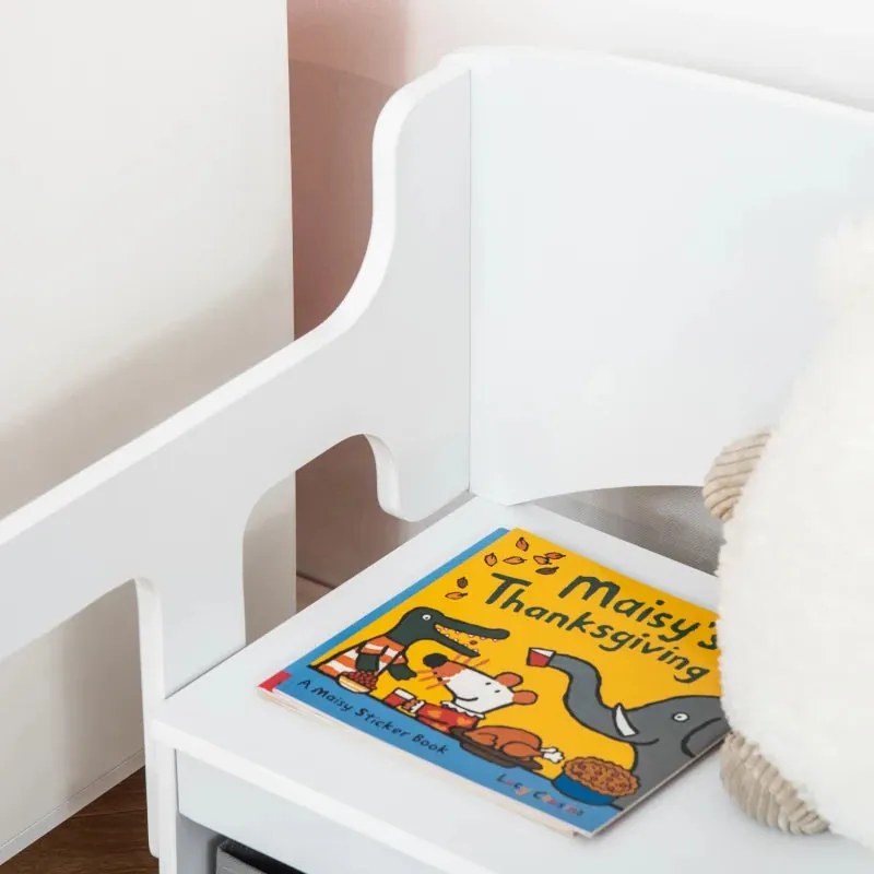Banco com Secretária Infantil Holesy - Design Nórdico