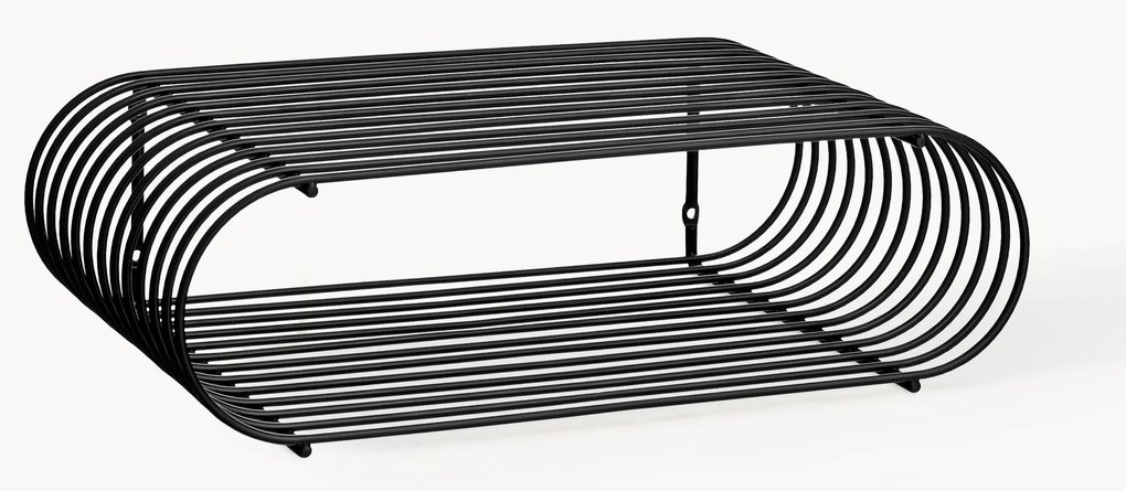 Estante de parede em metal Curva, L 40 cm