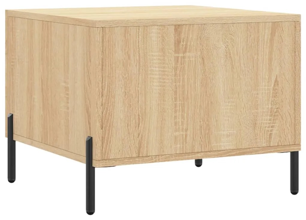 Mesa de centro 50x50x40 cm derivados de madeira carvalho sonoma