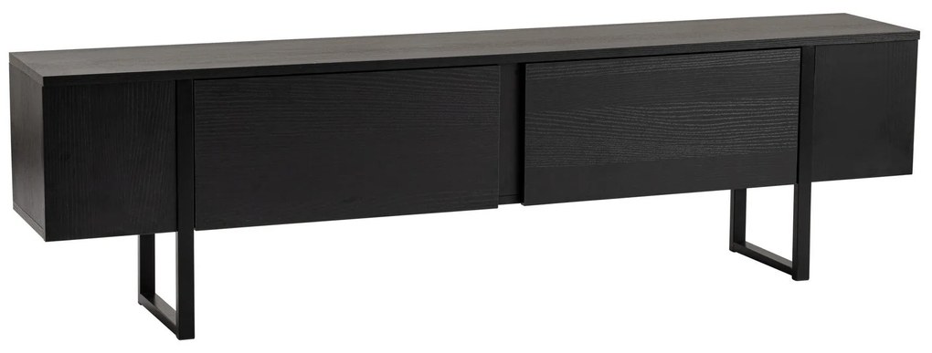 Móvel TV Serenity – Preto Madeira – 180x50x29,5 cm