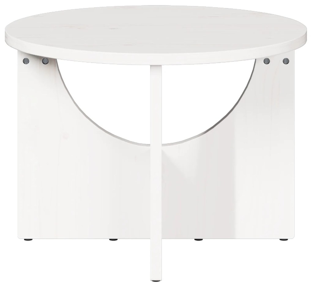 Mesa de centro Branco 50 x 50 x 35 cm
