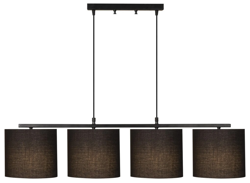 Candeeiro de Teto Valiz – Preto – 110 x 25 cm