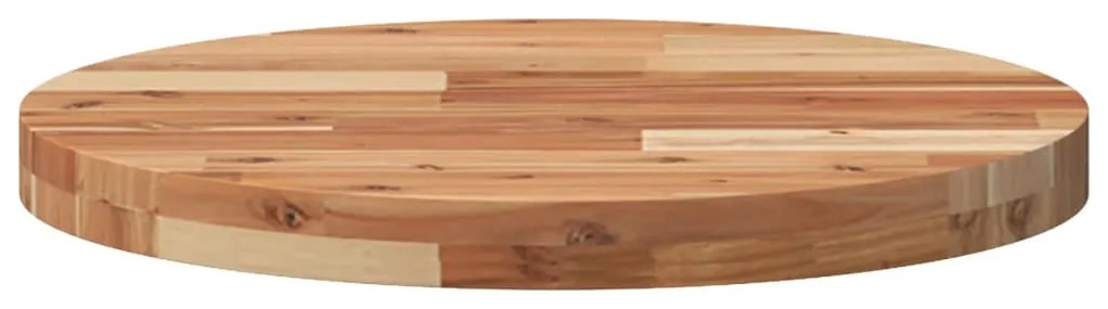 Tampo de mesa redondo Ø50x4 cm madeira de acácia maciça