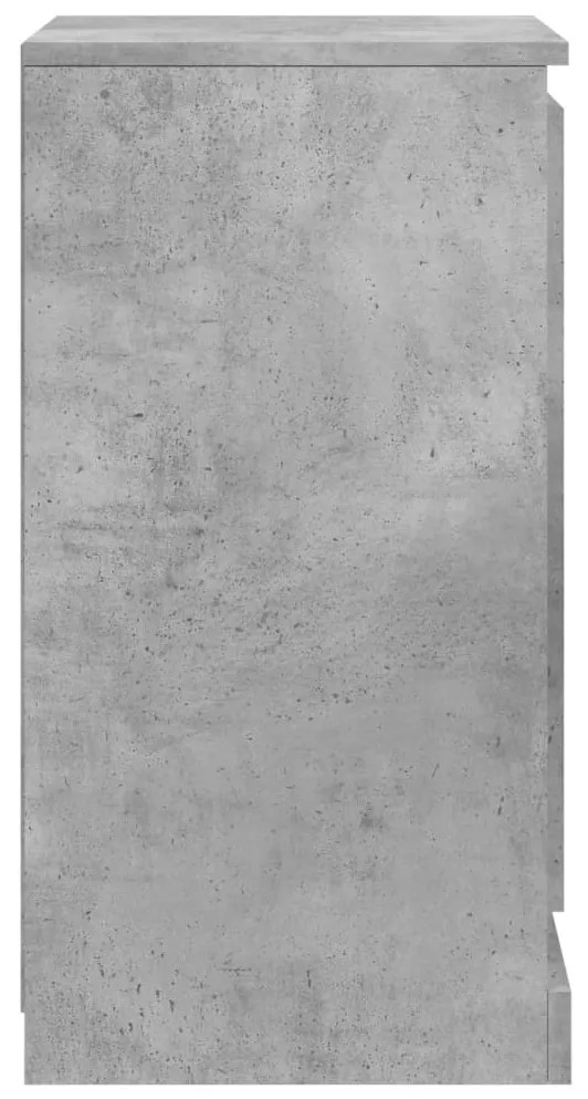 Aparador 37,5x35,5x67,5 cm derivados de madeira cinza cimento