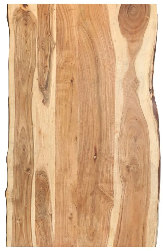 Tampo de mesa 100x(50-60)x3,8 cm madeira de acácia maciça