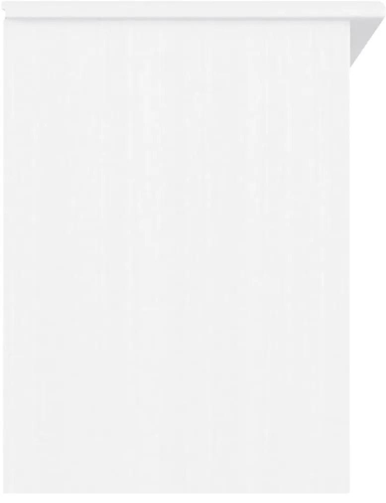 Banco sapateira ALTA 100x35x45cm madeira de pinho maciça branco