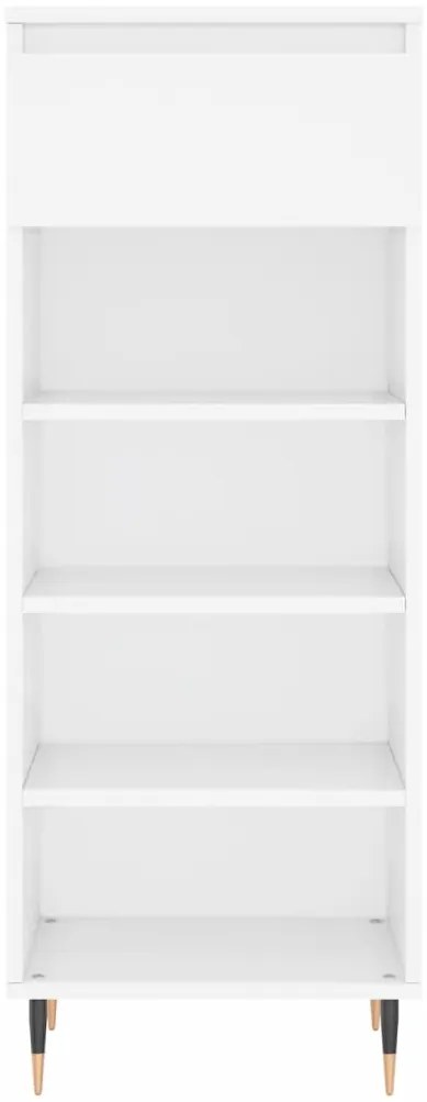 Sapateira 40x36x105 cm derivados de madeira branco brilhante