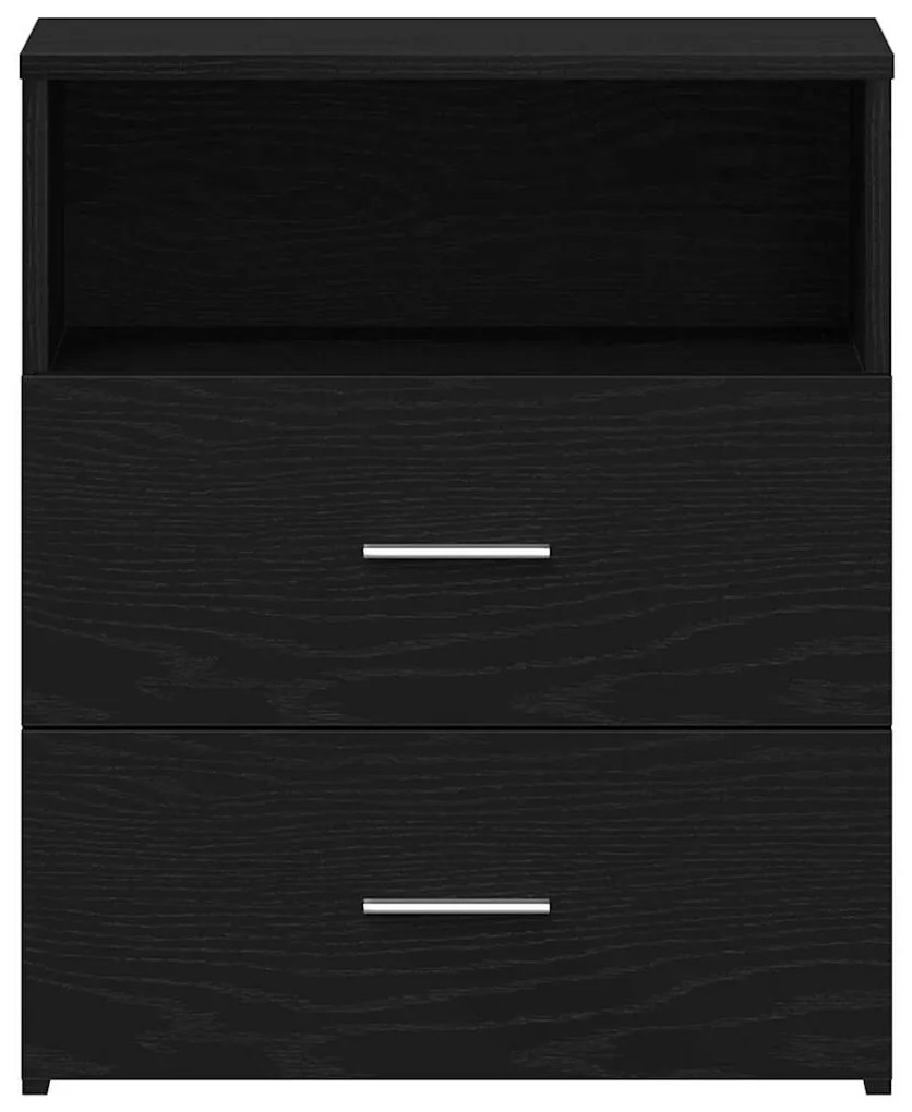 Cabeceiras vidaXL 2 unidades Carvalho Preto 50x32x60cm Madeira de Enge
